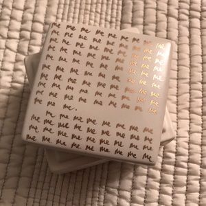 Trinket all about me ceramic box
